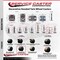 Service Caster 2'' Floor Safe Black Hooded Twin Wheel Caster 5/16 Threaded Stem, 4PK SCC-TS02S50D-NYU-FB-5161812-4 - alternate 3